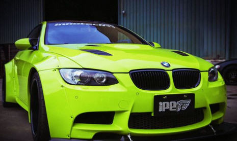 Лаймовый монстр BMW M3 от LB Performance и iPE Innotech